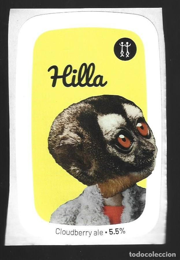 Coleccionismo de cervezas: 1 Pegatina adhesivo Cerveza Hilla Ale nueva