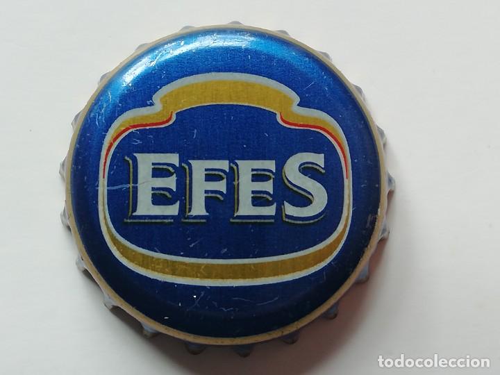 Colecionismo de cervejas: Chapa tap&oacute;n corona de la cerveza turca EFES