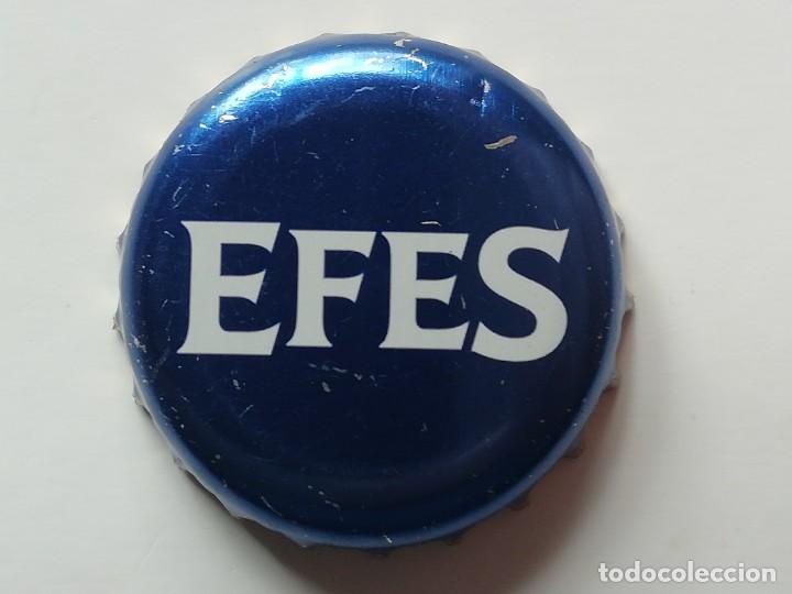 Colecionismo de cervejas: Chapa tap&oacute;n corona de la cerveza turca EFES