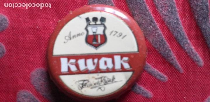 Coleccionismo de cervezas: CERVEZA-V9-VI-CHAPA-TAPON-CORONA-KWAK
