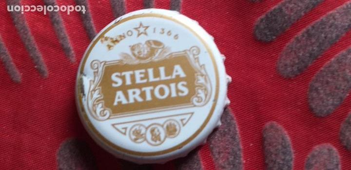 Coleccionismo de cervezas: CERVEZA-V9-VI-CHAPA-TAPON-CORONA-STELLA ARTOIS