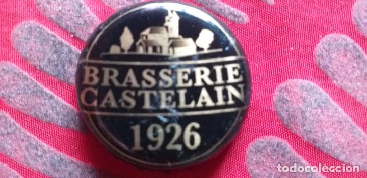 Coleccionismo de cervezas: CERVEZA-V9-VI-CHAPA-TAPON-CORONA-BRASSERIE CASTELAIN