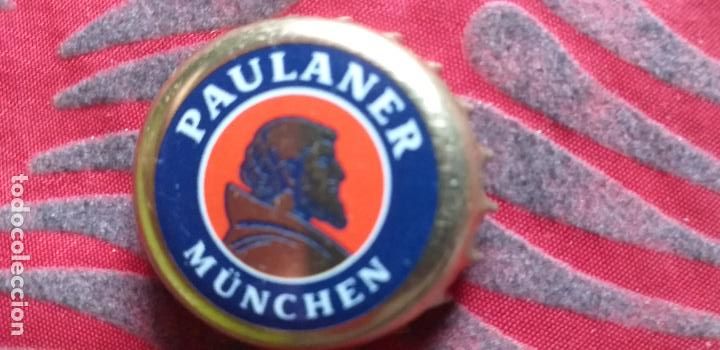 Coleccionismo de cervezas: CERVEZA-V9-VI-CHAPA-TAPON-CORONA-PAULANER