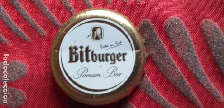 Colecionismo de cervejas: CERVEZA-V9-VI-CHAPA-TAPON-CORONA-BITBURGER