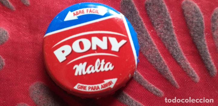 Colecionismo de cervejas: CERVEZA-V9-VI-CHAPA-TAPON-CORONA-PONY