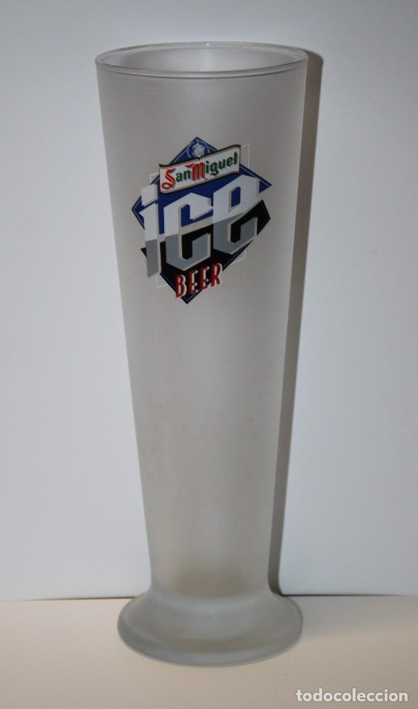 Coleccionismo de cervezas: VASO ICE SAN MIGUEL