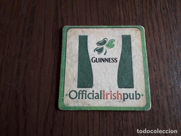 Coleccionismo de cervezas: posavasos official irish pub, Guinness