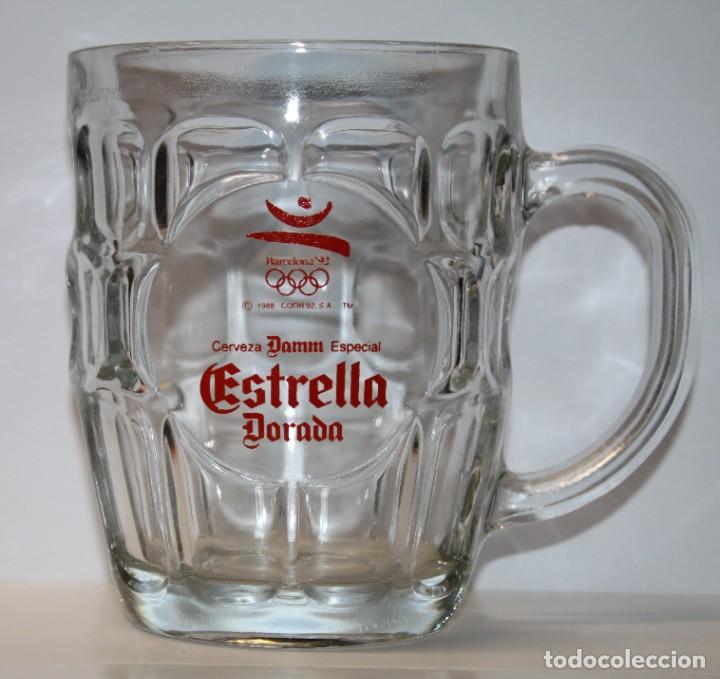 Coleccionismo de cervezas: JARRA ESTRELLA DORADA, BARCELONA 92