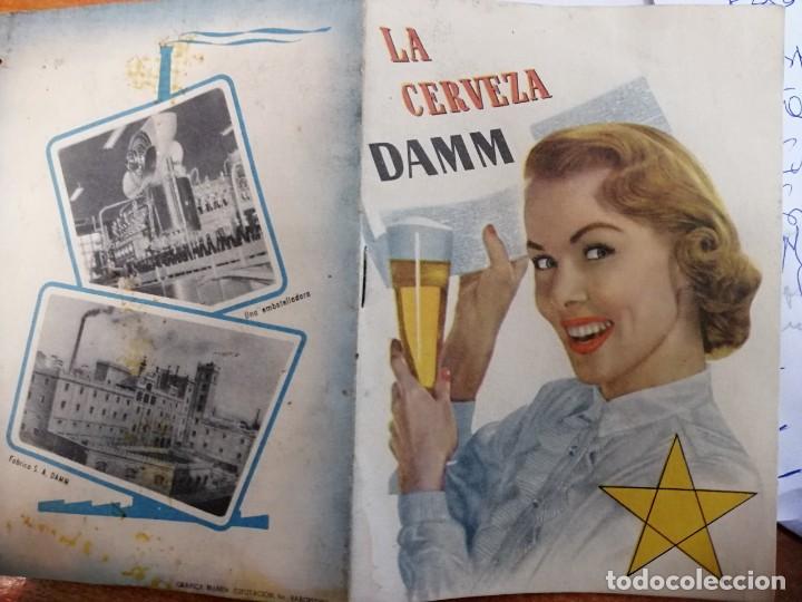 Coleccionismo de cervezas: LIBRITO LA CERVEZA DAMM EDICION 1956 ORIGINAL BIEN CONSERVADO