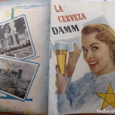 Coleccionismo de cervezas: LIBRITO PUBLICIDAD LA CERVEZA DAMM AÑO 1956. Lote 326751943