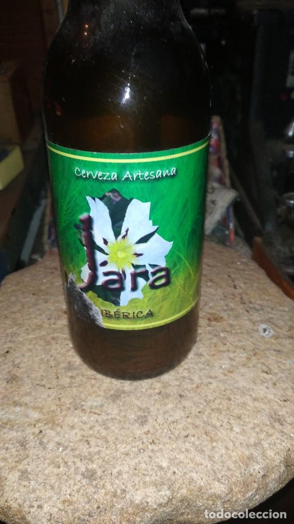 Coleccionismo de cervezas: botella cerveza jara - Foto 2