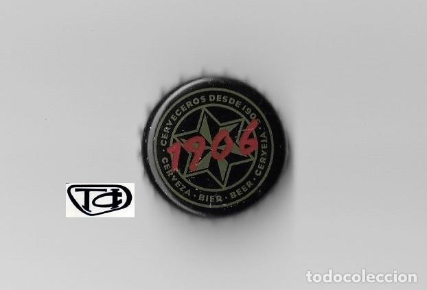 Coleccionismo de cervezas: TAPON CORONA CHAPA BEER BOTTLE CAP KRONKORKEN TAPPI CAPSULE CERVEZA ESTRELLA GALICIA 1906
