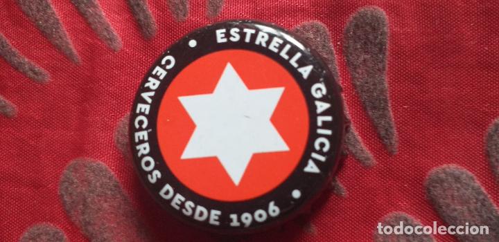 Coleccionismo de cervezas: CERVEZA-V9-VII-CHAPA-TAPON-CORONA-ESTRELLA GALICIA