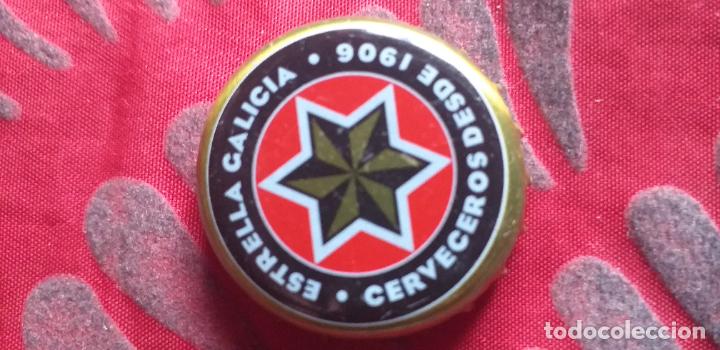 Coleccionismo de cervezas: CERVEZA-V9-VII-CHAPA-TAPON-CORONA-ESTRELLA GALICIA...