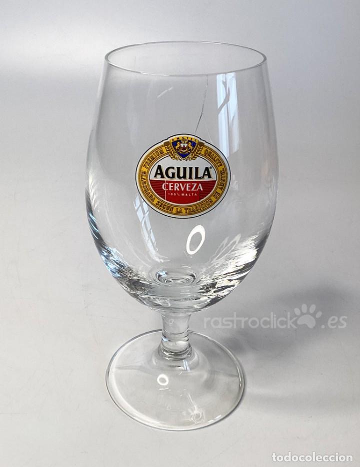 Coleccionismo de cervezas: Copa de cerveza El Aguila &ndash; (Rota)