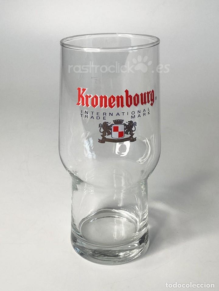 Coleccionismo de cervezas: Vaso de cerveza Kronenbourg