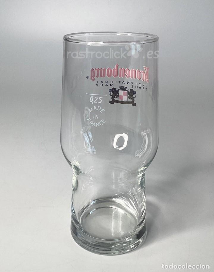 Coleccionismo de cervezas: Vaso de cerveza Kronenbourg - Foto 2