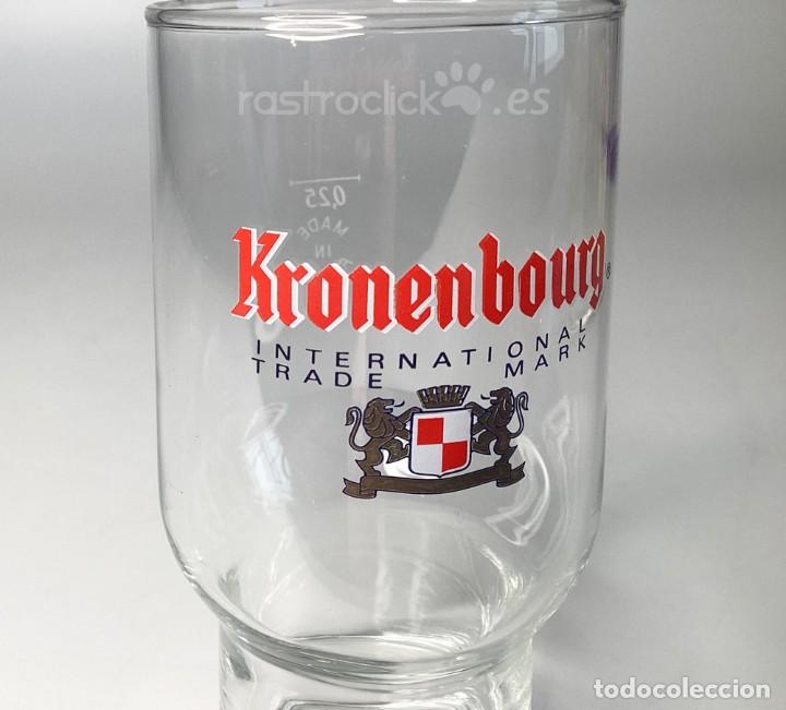 Coleccionismo de cervezas: Vaso de cerveza Kronenbourg - Foto 3