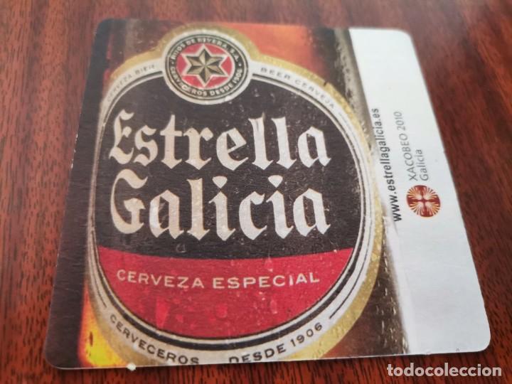 Coleccionismo de cervezas: ANTIGUO POSAVASOS ESTRELLA GALICIA XACOBRO 2010