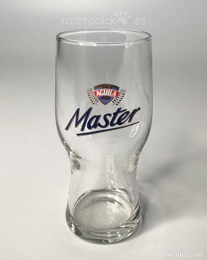 Coleccionismo de cervezas: Vaso de cerveza Aguila Master