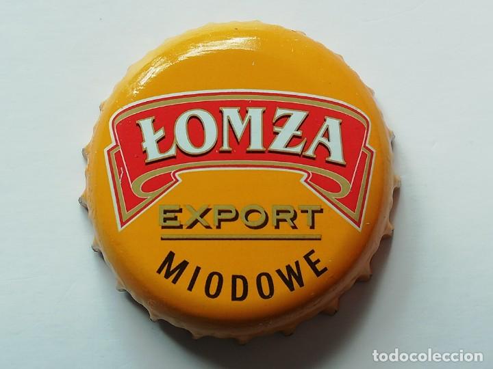 Coleccionismo de cervezas: Chapa tap&oacute;n corona de la cerveza polaca LOMZA EXPORT MIODOWE