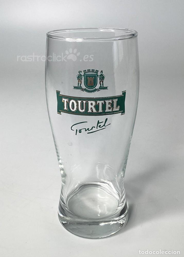 Coleccionismo de cervezas: Vaso cerveza TOURTEL