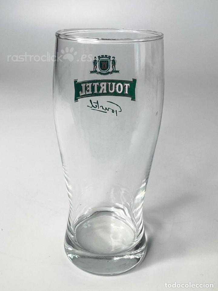 Coleccionismo de cervezas: Vaso cerveza TOURTEL - Foto 2