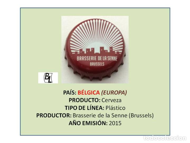 Coleccionismo de cervezas: TAPON CORONA CAPSULA CHAPA CERVEZA LA SENNE (B&Eacute;LGICA)