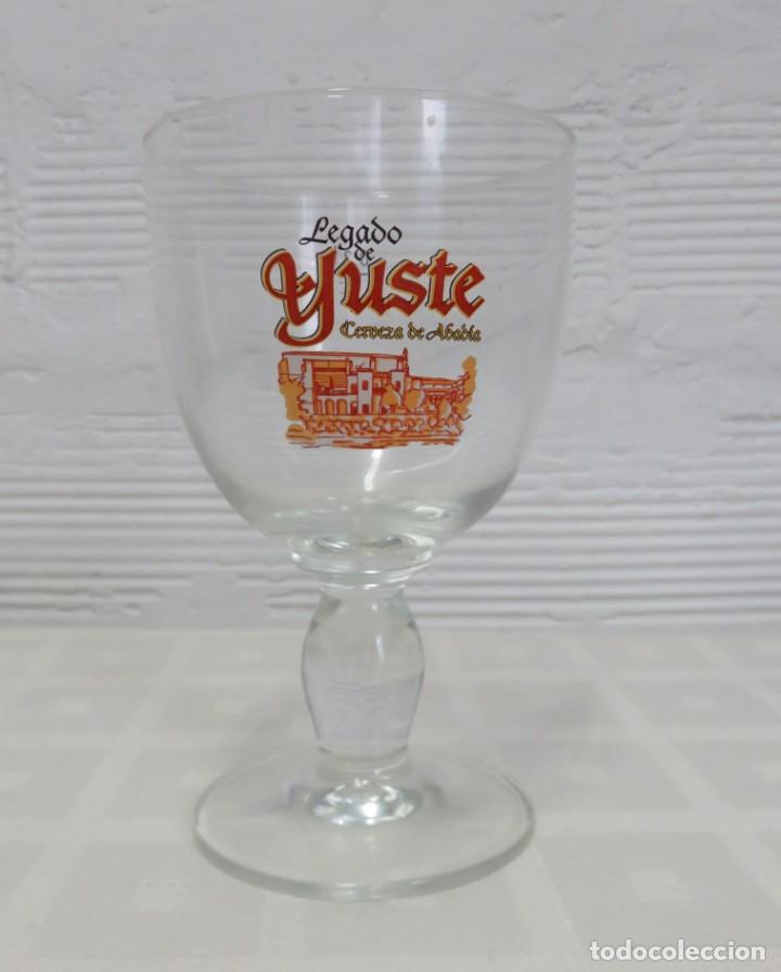 Coleccionismo de cervezas: COPA DE CERVEZA YUSTE. - Foto 1