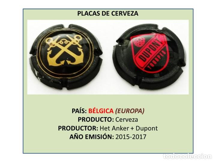 Coleccionismo de cervezas: TAPON CORONA CAPSULA CHAPA CERVEZA &rdquo;MUSELET&rdquo; HET ANKER + DUPONT (B&Eacute;LGICA)