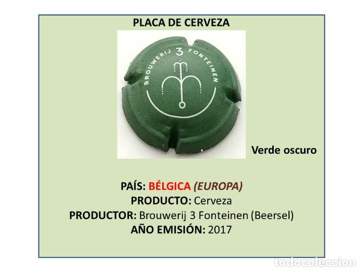 Coleccionismo de cervezas: TAPON CORONA CAPSULA CHAPA CERVEZA &rdquo;MUSELET&rdquo; 3 FONTEINEN (B&Eacute;LGICA)