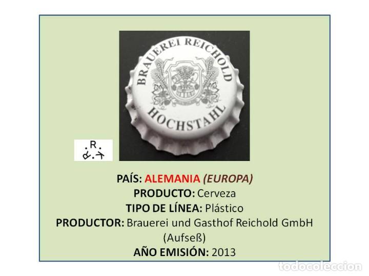 Coleccionismo de cervezas: TAPON CORONA CAPSULA CHAPA CERVEZA HOCHSTAHL (ALEMANIA)