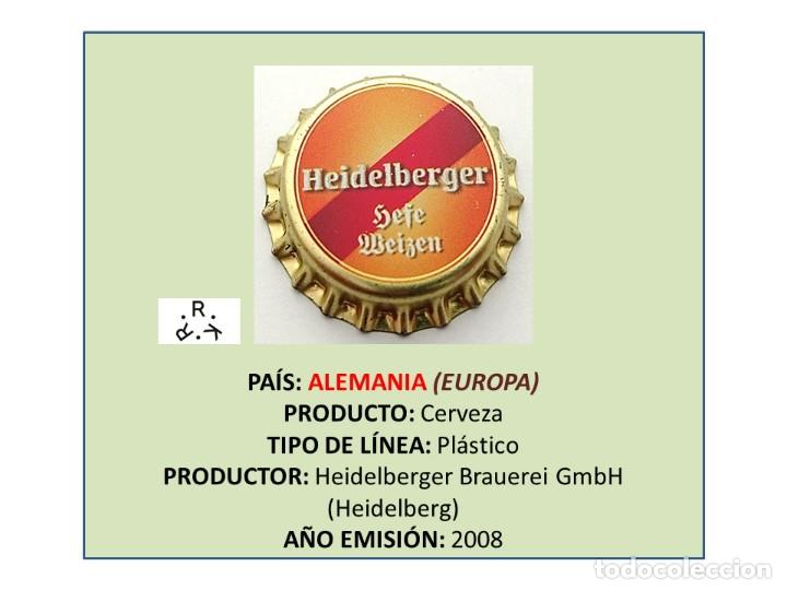 Collezionismo di birre: TAPON CORONA CAPSULA CHAPA CERVEZA HEIDELBERGER HEFE WEIZEN (ALEMANIA)