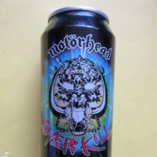 Coleccionismo de cervezas: LATA MOTORHEAD OVERKILL 40 ANIVERSARIO BEER ROCK HEAVY METALLICA ACDC ROLLING STONES IRON MAIDEN
