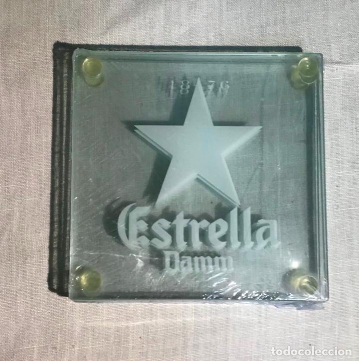 Coleccionismo de cervezas: ESTRELLA DAMM, POSA VASOS - Foto 3