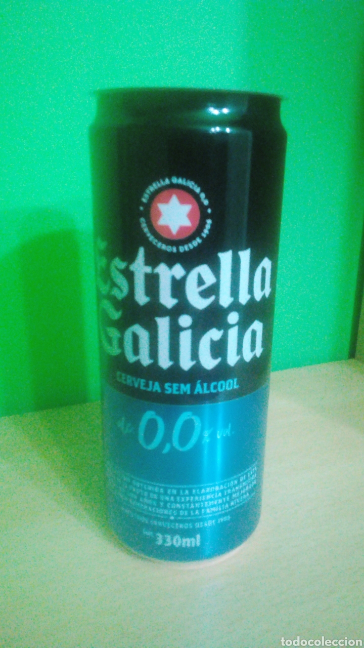 Coleccionismo de cervezas: Lata estrella Galicia exportaci&oacute;n