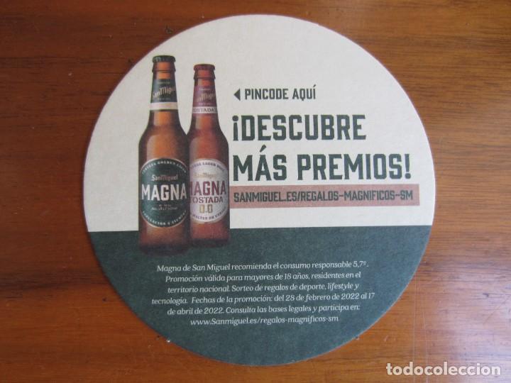 Coleccionismo de cervezas: POSAVASOS CERVEZA MAGNA SAN MIGUEL