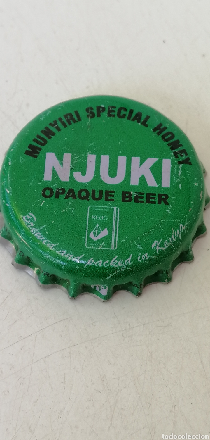 Coleccionismo de cervezas: BOTTLE CAP CROWN CHAPA BEER BIER BIRRA CERVEZA NJUKI. KENYA. RARA.------LOTE N. 971-------CARMANJO