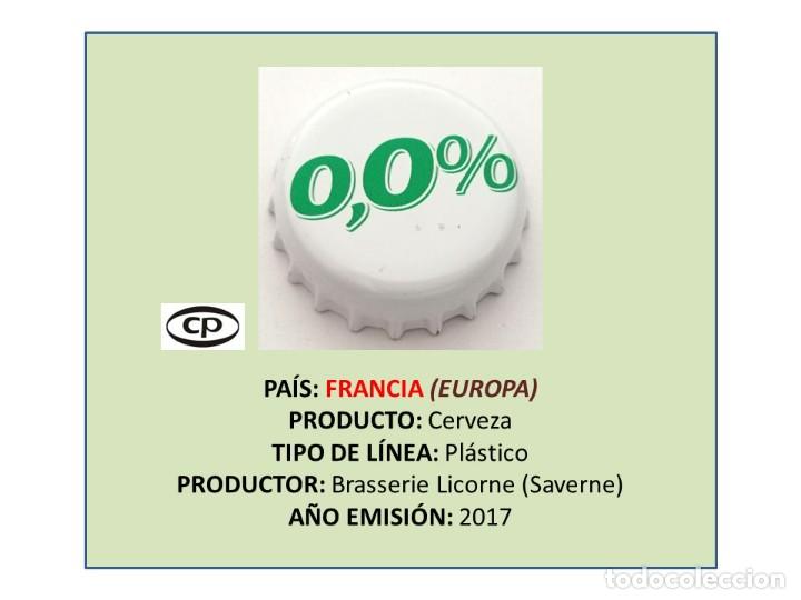 Coleccionismo de cervezas: TAPON CORONA CAPSULA CHAPA CERVEZA LICORNE 0,0% (FRANCIA)