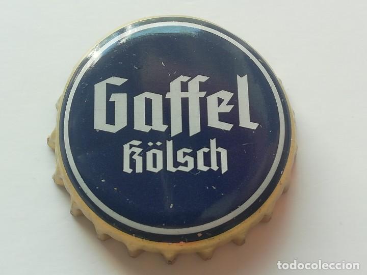 Coleccionismo de cervezas: Chapa tap&oacute;n corona de la cerveza alemana GAFFEL K&Ouml;LSCH