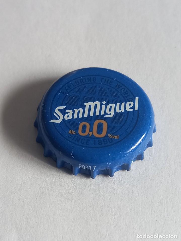 Coleccionismo de cervezas: CHAPA CERVEZA SAN MIGUEL 0,0. FACTOR&Iacute;A U
