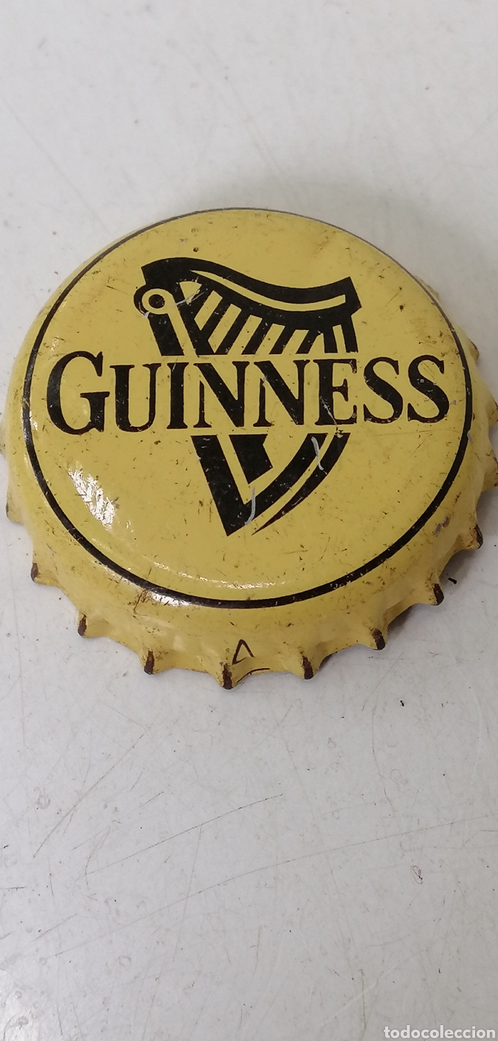 Coleccionismo de cervezas: TAP&Oacute;N CORONA BOTTLE CAP CAPSULE TAPPI CROWN CHAPA CERVEZA GUINNESS. NIGERIA.--LOTE N.1181--CARMANJO
