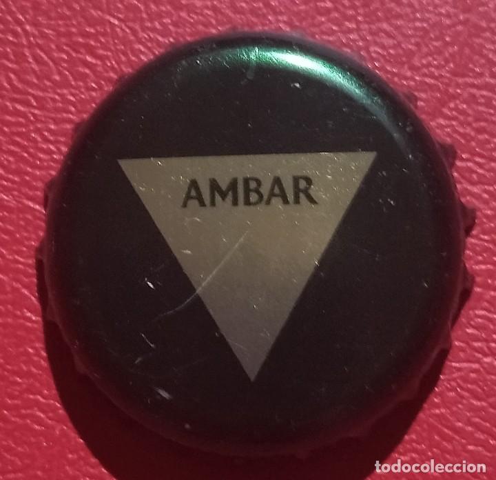 Coleccionismo de cervezas: Chapa de Cerveza Ambar Raider.