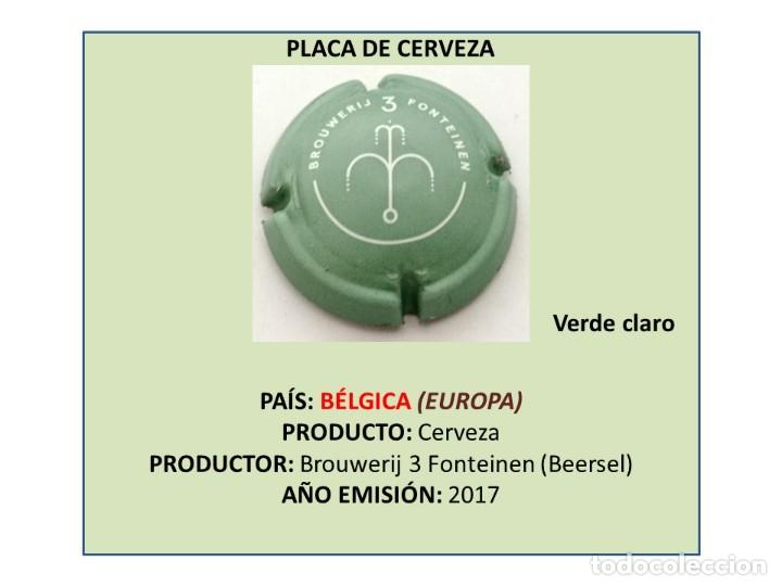 Coleccionismo de cervezas: TAPON CORONA CAPSULA CHAPA CERVEZA &rdquo;MUSELET&rdquo; 3 FONTEINEN (B&Eacute;LGICA)