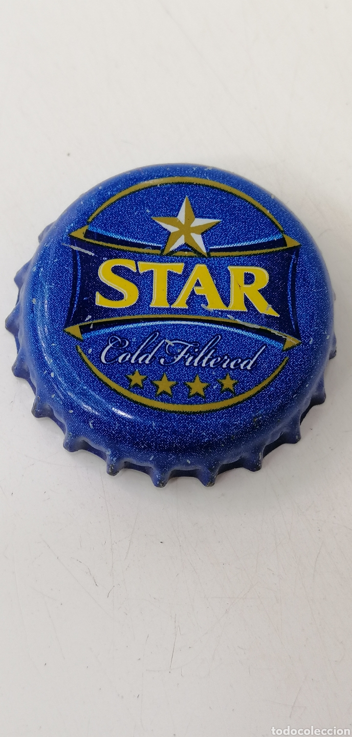 Coleccionismo de cervezas: TAP&Oacute;N CORONA CHAPA CAPSULE BIERE BOTTLE CAP BEER CERVEZA STAR. NIGERIA.---LOTE N. 2841--CARMANJO