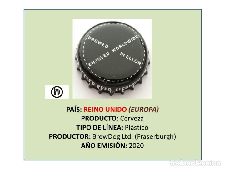 Coleccionismo de cervezas: TAPON CORONA CAPSULA CHAPA CERVEZA BREWDOG (REINO UNIDO)