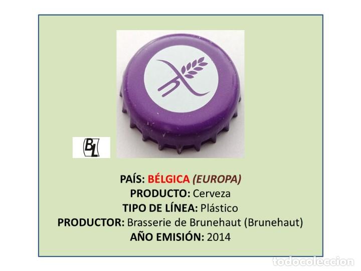 Coleccionismo de cervezas: TAPON CORONA CAPSULA CHAPA CERVEZA BRUNEHAUT TRIPLE BIO (B&Eacute;LGICA)