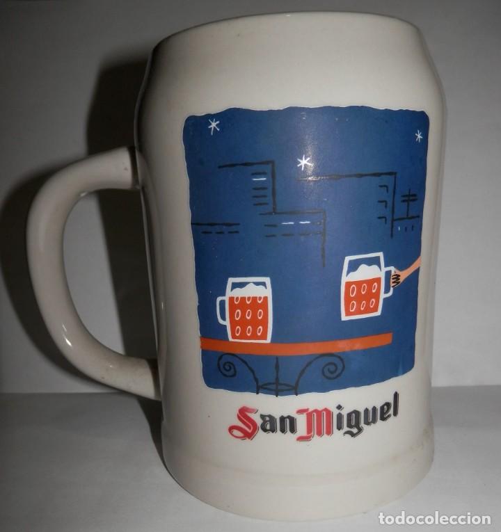 Coleccionismo de cervezas: JARRA DE LA CERVEZA SAN MIGUEL