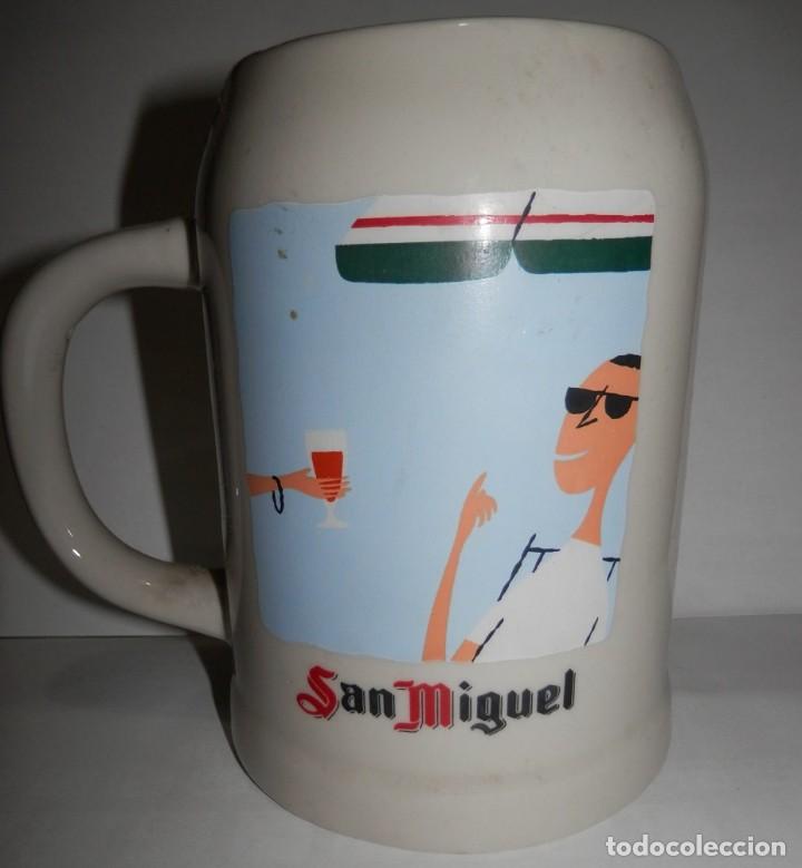 Coleccionismo de cervezas: JARRA DE LA CERVEZA SAN MIGUEL