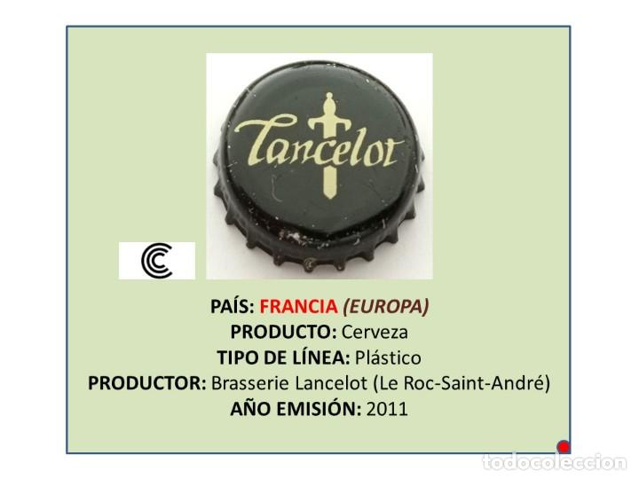 Coleccionismo de cervezas: TAPON CORONA CAPSULA CHAPA CERVEZA LANCELOT (FRANCIA)
